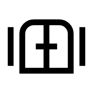 Gate Icon from Outlined Line - Material Symbols Set