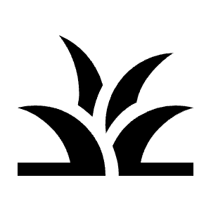 Grass Fill Icon from Sharp Fill - Material Symbols Set
