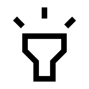 Highlight Icon from Sharp Line - Material Symbols Set