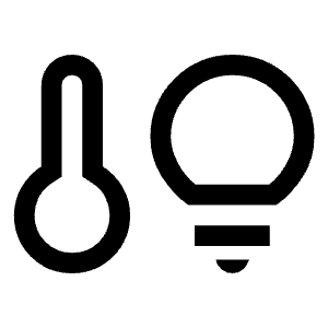 Home Iot Device Icon from Outlined Line - Material Symbols Set