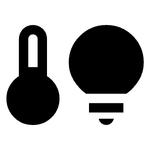 Home Iot Device Fill Icon from Sharp Fill - Material Symbols Set