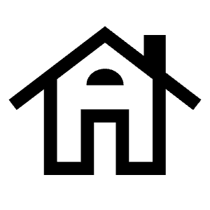 House Icon from Outlined Line - Material Symbols Set