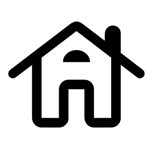 House Icon from Rounded Line - Material Symbols Set