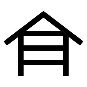 House Siding Fill Icon from Sharp Fill - Material Symbols Set