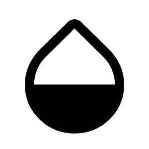 Humidity Mid Fill Icon from Rounded Fill - Material Symbols Set