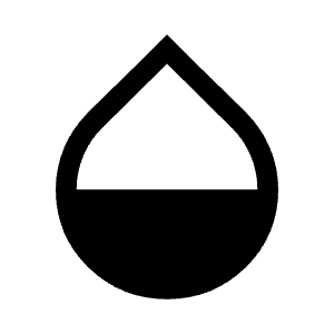 Humidity Mid Icon from Outlined Line - Material Symbols Set