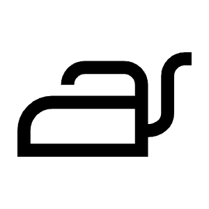 Iron Icon from Outlined Line - Material Symbols Set