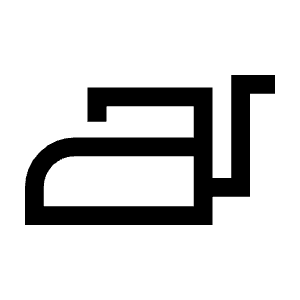 Iron Icon from Sharp Line - Material Symbols Set