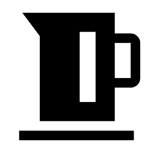 Kettle Fill Icon from Sharp Fill - Material Symbols Set