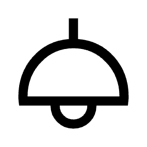 Light Icon from Sharp Line - Material Symbols Set