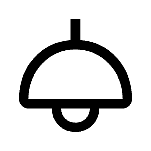 Light Icon from Outlined Line - Material Symbols Set