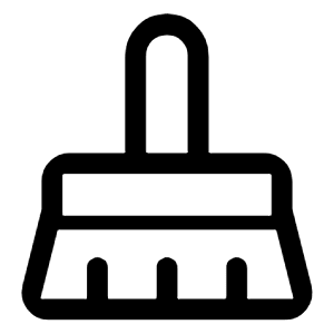 Mop Icon from Outlined Line - Material Symbols Set