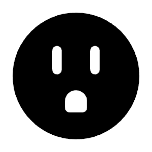 Outlet Fill Icon from Rounded Fill - Material Symbols Set