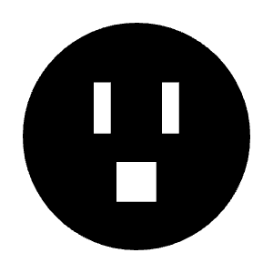 Outlet Fill Icon from Sharp Fill - Material Symbols Set