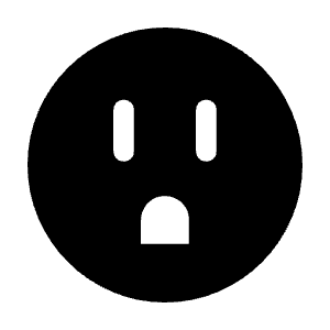 Outlet Fill Icon from Outlined Fill - Material Symbols Set