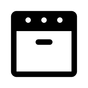 Oven Icon from Rounded Line - Material Symbols Set