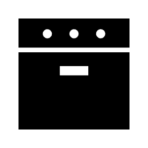 Oven Fill Icon from Sharp Fill - Material Symbols Set