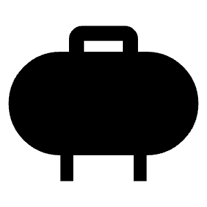 Propane Fill Icon from Outlined Fill - Material Symbols Set
