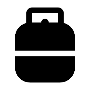 Propane Tank Fill Icon from Rounded Fill - Material Symbols Set