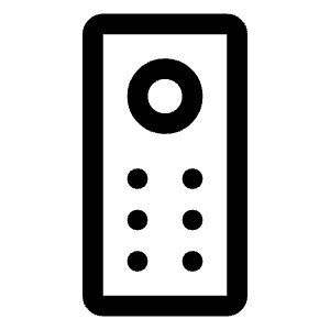 Remote Gen Icon from Rounded Line - Material Symbols Set