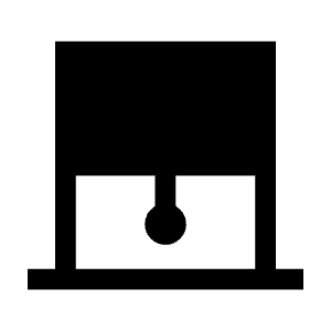 Roller Shades Fill Icon from Outlined Fill - Material Symbols Set