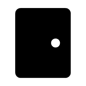 Sensor Door Fill Icon from Rounded Fill - Material Symbols Set