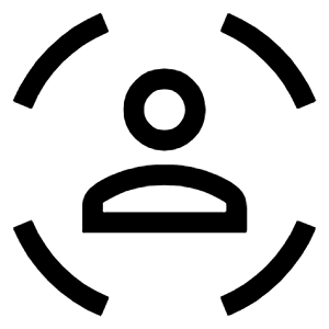 Sensor Occupied Icon from Outlined Line - Material Symbols Set