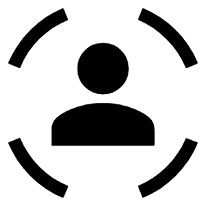 Sensor Occupied Fill Icon from Sharp Fill - Material Symbols Set