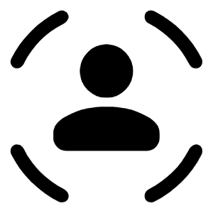 Sensor Occupied Fill Icon from Rounded Fill - Material Symbols Set