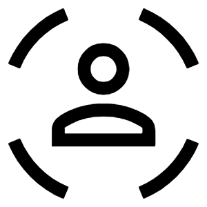 Sensor Occupied Icon from Sharp Line - Material Symbols Set