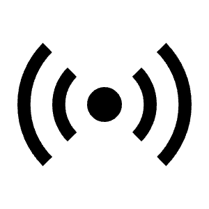 Sensors Fill Icon from Outlined Fill - Material Symbols Set
