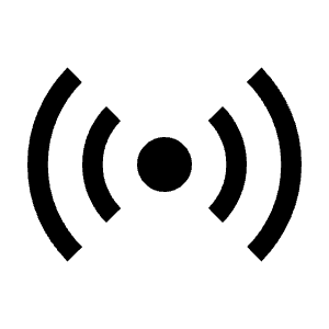 Sensors Fill Icon from Sharp Fill - Material Symbols Set