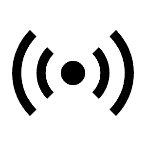 Sensors Icon from Sharp Line - Material Symbols Set