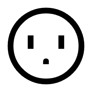 Smart Outlet Icon from Sharp Line - Material Symbols Set