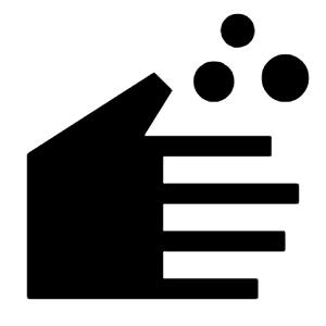 Soap Fill Icon from Sharp Fill - Material Symbols Set