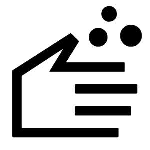 Soap Icon from Sharp Line - Material Symbols Set