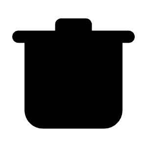 Stockpot Fill Icon from Rounded Fill - Streamline Material Free Set