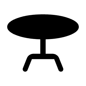 Table Bar Fill Icon from Rounded Fill - Material Symbols Set
