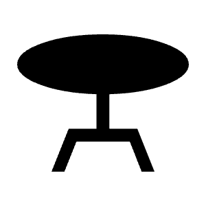 Table Bar Fill Icon from Sharp Fill - Material Symbols Set