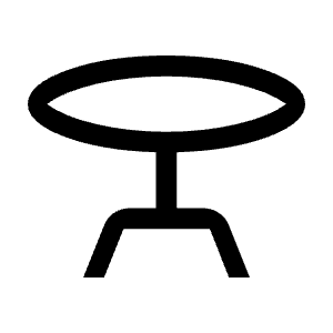 Table Bar Icon from Outlined Line - Material Symbols Set