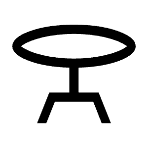 Table Bar Icon from Sharp Line - Material Symbols Set