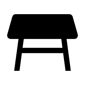 Table Restaurant Fill Icon from Outlined Fill - Material Symbols Set