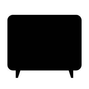 Tv Gen Fill Icon from Outlined Fill - Material Symbols Set