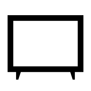 Tv Gen Icon from Sharp Line - Material Symbols Set