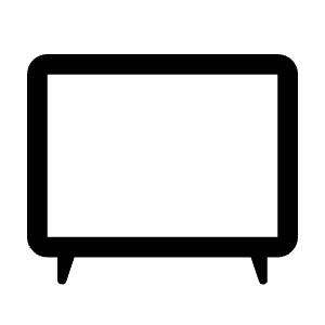 Tv Gen Icon from Rounded Line - Material Symbols Set