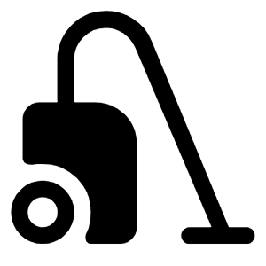 Vacuum Fill Icon from Rounded Fill - Material Symbols Set