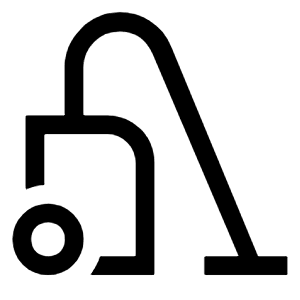 Vacuum Icon from Outlined Line - Material Symbols Set