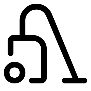 Vacuum Icon from Rounded Line - Material Symbols Set