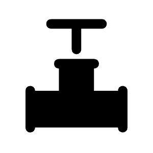 Valve Fill Icon from Rounded Fill - Material Symbols Set