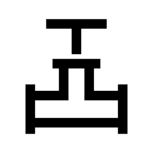 Valve Icon from Outlined Line - Material Symbols Set